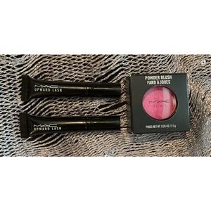 MAC Powder Blush .05 oz / 1.5 g CANDY LAND (Retired/NIB) + 2 x MAC Mascara